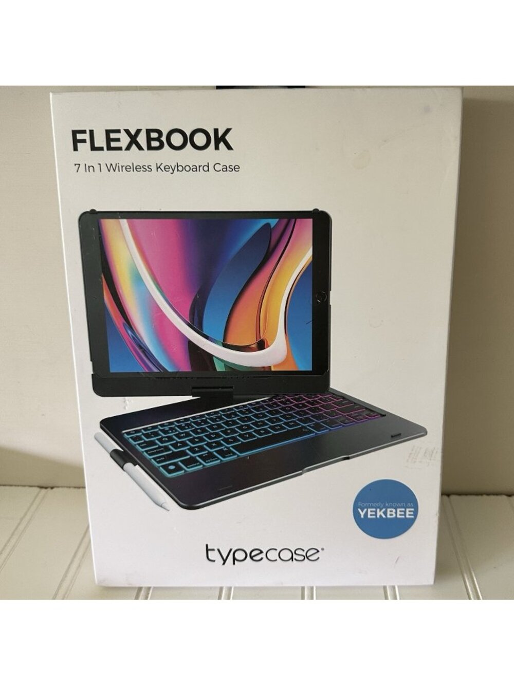 Typecase Flexbook Black Keyboard Case for iPad 11th Gen (A16) 10th Gen 10" NIB